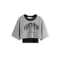 Summer New Korean Style Short Sleeved T-Shirt Top Ink Retro Printed