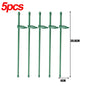 20/5PCS Plant Support Rods Adjustable Plant Stake Orchid Sticks With Clip Flowers Plants Vine Stand Holder Garden Stakes Pole