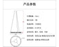 DecorBites™ LED Chandelier: Modern, Acrylic, Round Rings Hanging Lamp for Dining Room and Kitchen