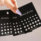 12/24/36 Pairs Shiny Zircon Stud Earrings Set Daily Versatile Chic
