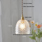 DecorBites™ Glass LED Pendant Lamp, Modern Nordic Style, Adjustable 2m Wire, Copper Socket