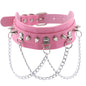 1pc Harajuku Gothic Spike Rivet Star Necklaces Collares Hip Hop Rock