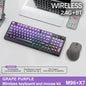 M96 Bluetooth Keyboard Wireless FREEWOLF Screen Gaming Keyboard Electronic Screen Multi-Device Connection Ergonomics Gaming