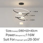 DecorBites™ LED Chandelier: Modern White Hanging Light for Living Room Kitchen, Indoor Decor Lamps