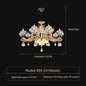 DecorBites™ Luxe Crystal Chandelier for Bedroom, Living Room, and Dining Room