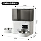 Automatic Camera Automatic Pet Feeder Water Fountain WIFI APP Video Smart Dog 5L Food Dispenser 3L Gravity Water Drinker Bowl