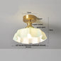 DecorBites™ Glass LED Ceiling Lamp Iron Base Nordic Modern Simple Design
