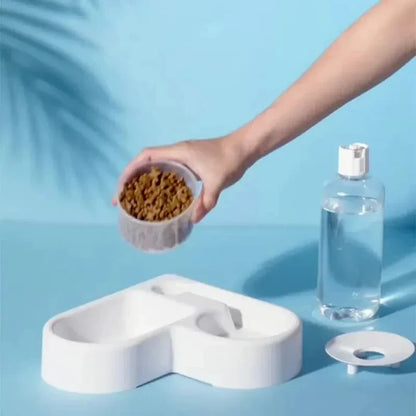 Automatic Drinking Love Pet Bowl Moisture-Proof Cat Bowl Dog Basin