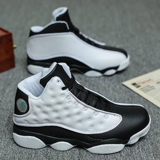 Outdoor Court Basketball Shoes Non Slip Rubber Sole Wear Resistant High Top Design Breathable Comfort Daily Training Athletic