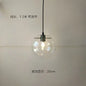 DecorBites™ Glass Globe Chrome Pendant Light - Nordic Style Hanging Lamp