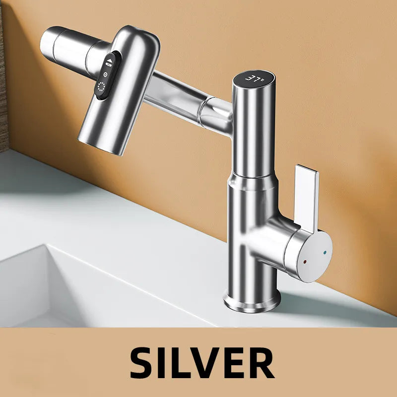 DecorBites™ LED Basin Faucet 360 Rotation Multi-function Mixer Tap for Bathroom