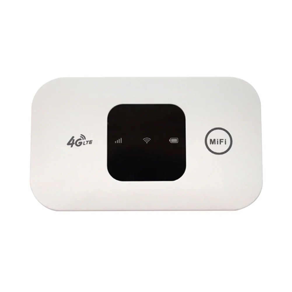 4G Pocket WiFi Router Portable Mobile Hotspot 150Mbps Wireless Modem 2100mAh Broadband with SIM Card Slot Wide Coverage