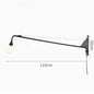 DecorBites™ Industrial Pipe Swing Arm Wall Lamp for Loft Kitchen Decor