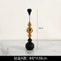 DecorBites™ Golden Stainless Steel Candle Holder for Wedding Decor