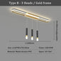 DecorBites™ LED Chandelier: Modern Ceiling Lighting for Living Dining Bedroom Kitchen Aisle