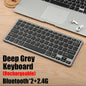 2.4G Wireless Keyboard Mouse Set Bluetooth 5.0 Keyboard Mouse Combo 2 modes Mini Keyboard Mouse For Laptop PC Accessories