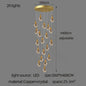 DecorBites™ Gourd Shaped Crystal Chandelier for Living Room & Restaurant