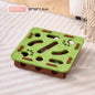 Cat Puzzle Toy Felt Puzzle Box Cat Exercise Toy with Ball Indoor