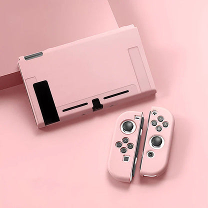 NEW Protective Case Compatible With  Switch OLED Console And Joy-Cons, Switch Can Be Inserted In Dock With Shell