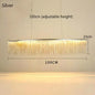 DecorBites™ LED Aluminum Tassel Chandelier: Modern Waterfall Pendant Light for Living Room, Hotel, Hall