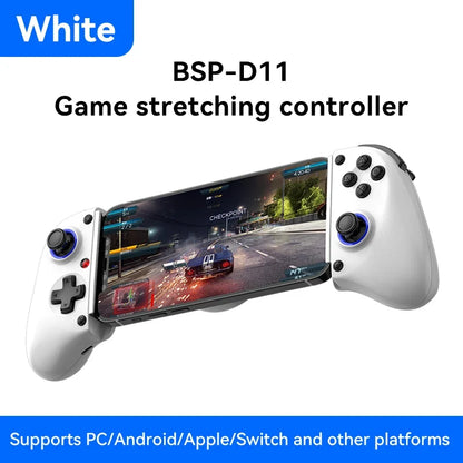 BSP-D11 Stretchable Game Controller Hall Trigger Supports Android Phone/Tablet/Switch/PC/iOS/XBOX Streaming Controller