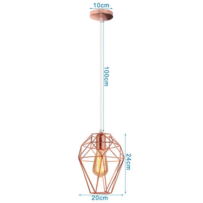 DecorBites™ Industrial Retro Loft LED Pendant Light for Home Living Room Kitchen