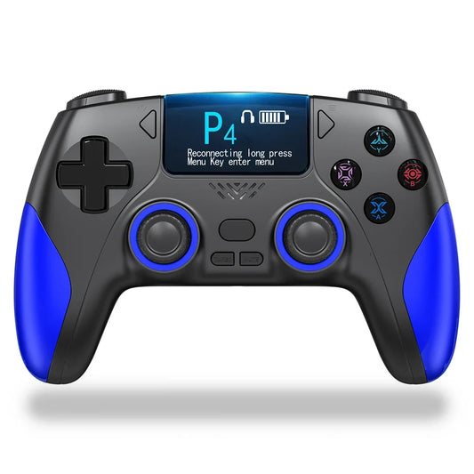 Smart Screen Wireless Game Controller, PS4 Gamepad with Customizable Display,  Compatible with IOS Andriod Table  Steam Switch