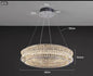 DecorBites™ K9 Crystal Luxury Chandelier for Restaurant Bar Hotel LED Lamps