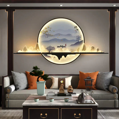 DecorBites™ Landscape LED Wall Picture Light for Home Living Bedroom Study