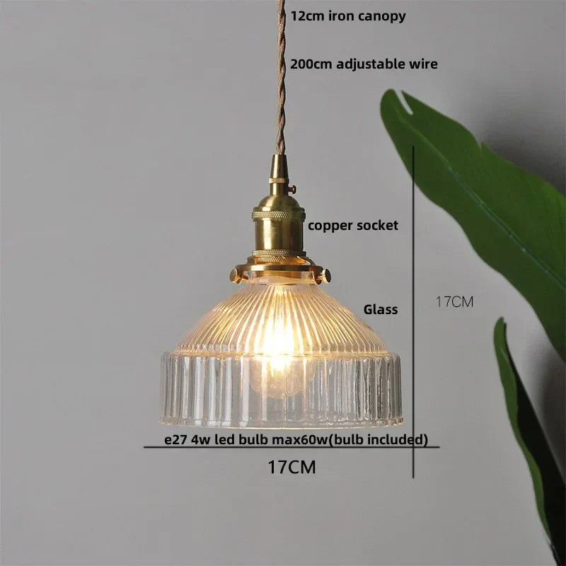 DecorBites™ Green Flower Glass Pendant Light - Modern Kitchen Bar Restaurant Hanging Lamp