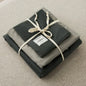 DecorBites™ Japanese Grid Print Bed Set in Washed Cotton for Summer Comfort