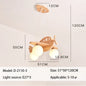 DecorBites™ Kids Wood Airplane Chandelier LED Nursery Aircraft Suspension Lights