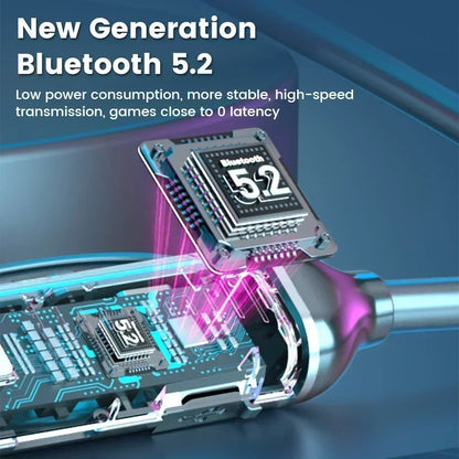 K58pro TWS Wireless Headphone Bluetooth 5.3 Earphones Magnetic Neckband Sport Waterproof Blutooth Headset with Mic Noise Cancell