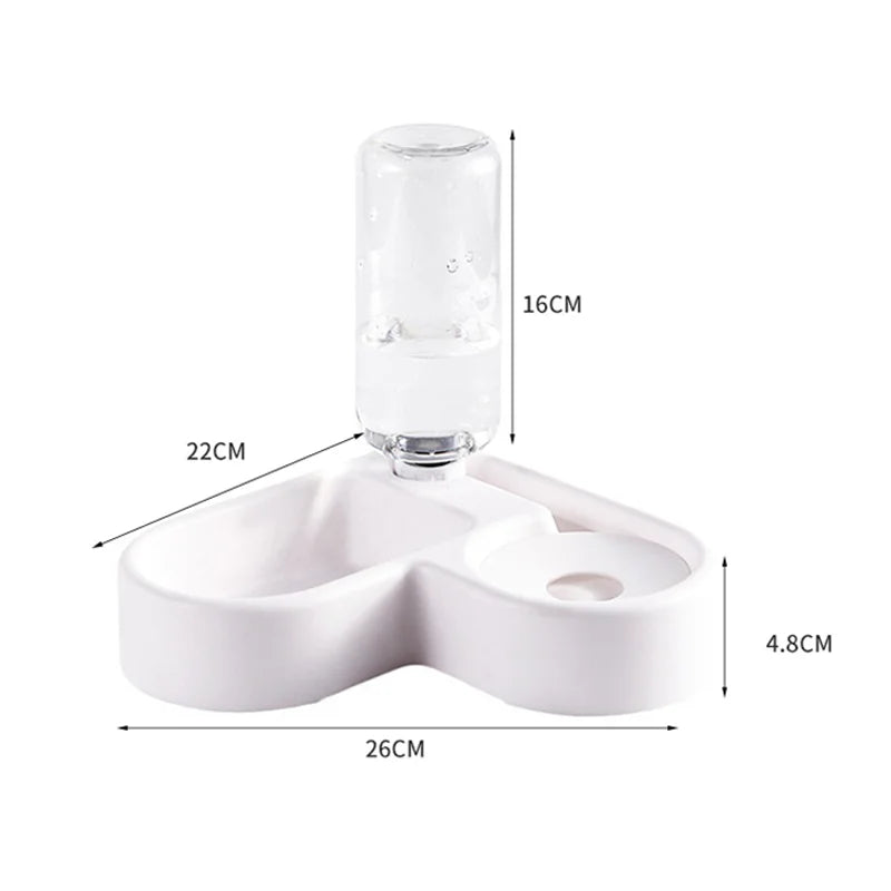 Automatic Drinking Love Pet Bowl Moisture-Proof Cat Bowl Dog Basin