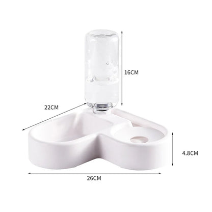 Automatic Drinking Love Pet Bowl Moisture-Proof Cat Bowl Dog Basin