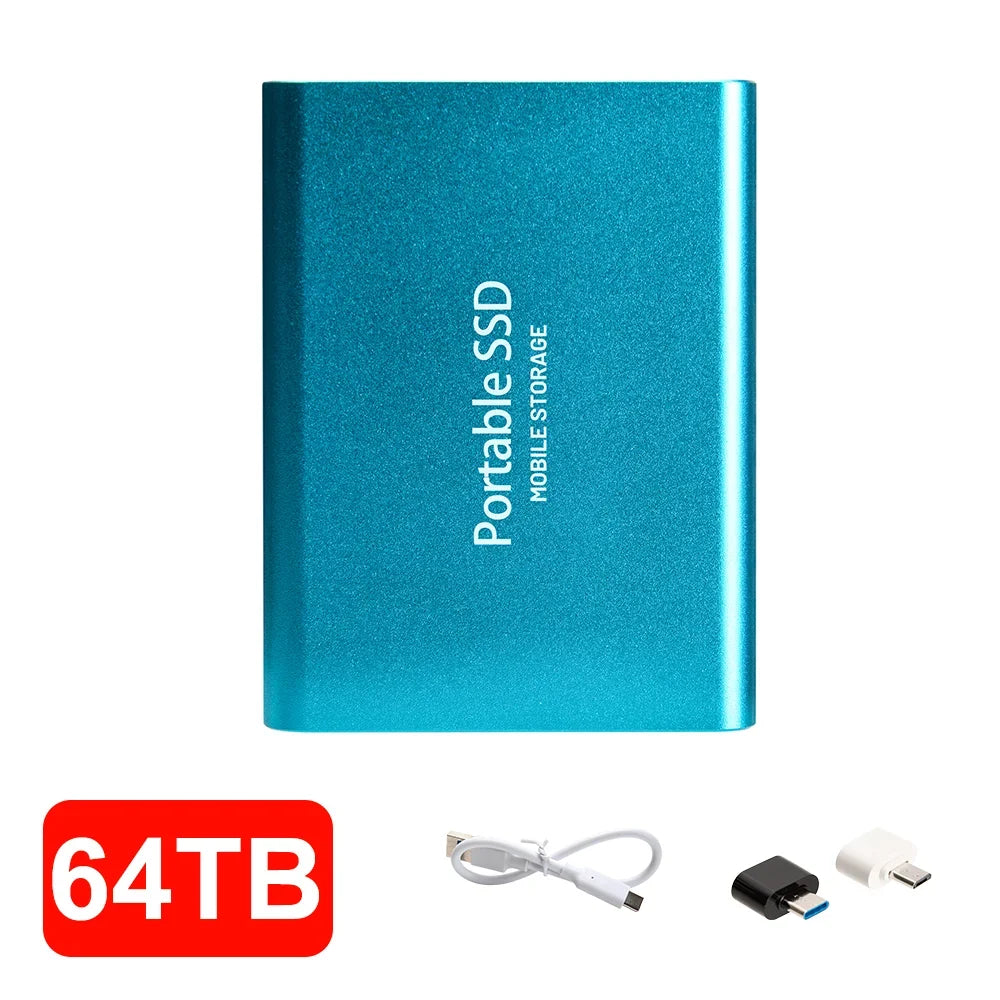4TB Mini External Solid State Drive Portable SSD 8TB Hard Drive Small