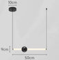 DecorBites™ Glass Rod Pendant Light - Modern Long Hanging Lamp for Living Room, Bedroom & Shop