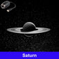 Romantic LED Starry Sky Night Light USB Powered Saturn Galaxy Projector Lamp for Car Roof Party Room Ceiling Decor Plug and Play