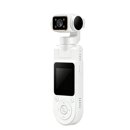 4K Handheld Pocket Camera Rotatable Mini Body Cam HD Night Vision LCD Screen For Youtube Outdoor Travel Sports Vlog Recording