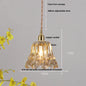 DecorBites™ Glass LED Pendant Lamp, Modern Nordic Style, Adjustable 2m Wire, Copper Socket