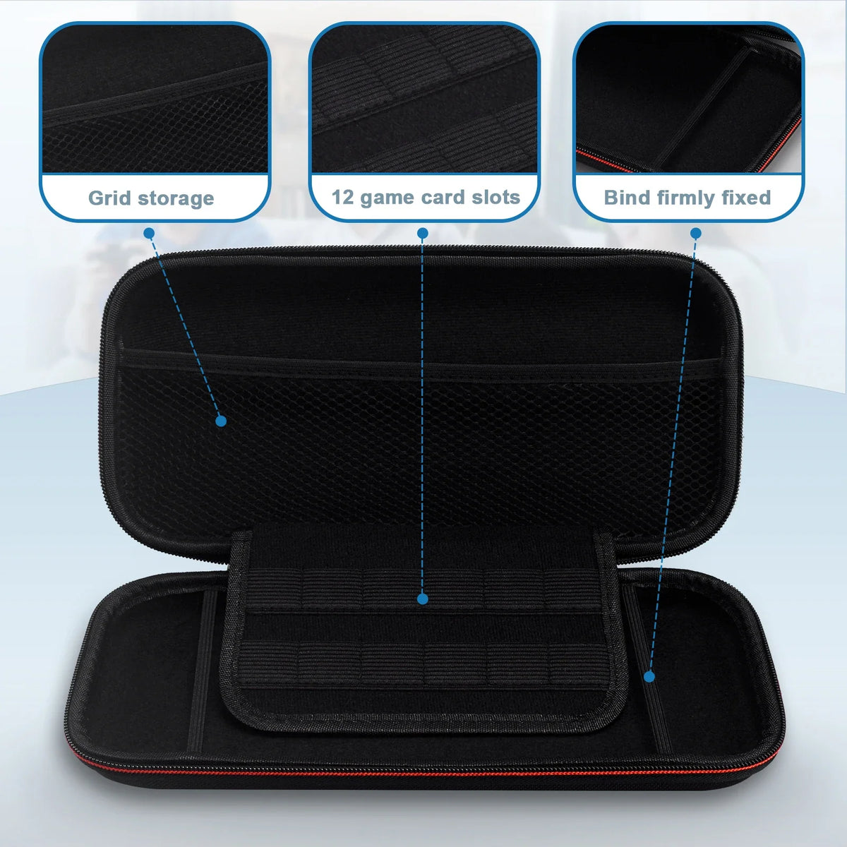 For NS 2 Travel Carrying Case Portable Carry Case Hard Shell Pouch for Switch 2 Console & Accessories Storage Bag
