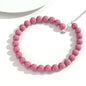 Boho Colorful Acrylic Big Ball Bead Chain Necklace Trendy Handmade