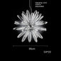 DecorBites™ LED Large Globe Chandelier with Glass Lampshades - Chrome or Gold Hardware