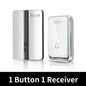 VeryHome Wireless Doorbell Waterproof Self-powered Button Smart Door Bell Sets Home Welcome Outdoor House Chimes  Receiver