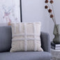 DecorBites™ Lace Tassel Cushion Tufted Sofa Pillowcase for Office Chair Pad