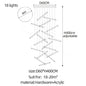 DecorBites™ LED Chandelier: Luxury Indoor Lighting for Living Room, Hall, Staircase