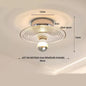 DecorBites™ Glass LED Ceiling Lamp Iron Base Nordic Modern Simple Design