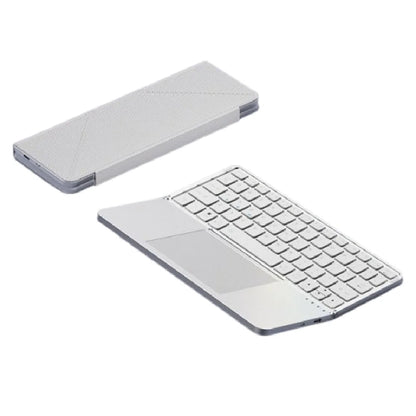 Bluetooth 5.3 Wireless Bluetooth Keyboard Portable Detachable Foldable Keyboard Universal Compact Rechargeable Keyboard Travel