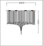 DecorBites™ Luxe Crystal Chandelier: Modern Staircase & Lobby LED Lighting with Long Hallway Design
