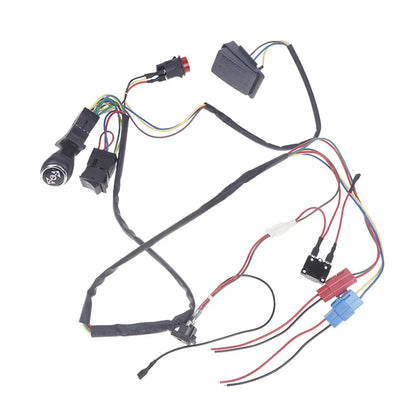 Children Electric Car DIY Modified Wires And Switch Kit With 2.4G Bluetooth RC And Controller For Baby Electric Car Self-made